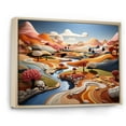 thumbnail image 2 of Designart "Whimsy In The Colorful Fields I" Countryside Floater Framed Canvas Prints, 2 of 5
