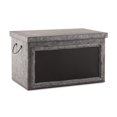 thumbnail image 4 of Weddingstar Tin Box with Aged Finish & Blackboard Panel Display Small, 4 of 6