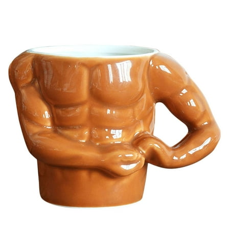 

Mug Cup Coffee Mugs Ceramic Porcelain Chocolate Hot Funny Tea Muscle Novelty Men Oatmeal Cups Breakfast Man Espresso