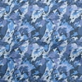 thumbnail image 1 of oneOone Cotton Flex Medium Blue Fabric Abstract Dress Material Fabric Print Fabric By The Yard 40 Inch Wide, 1 of 4