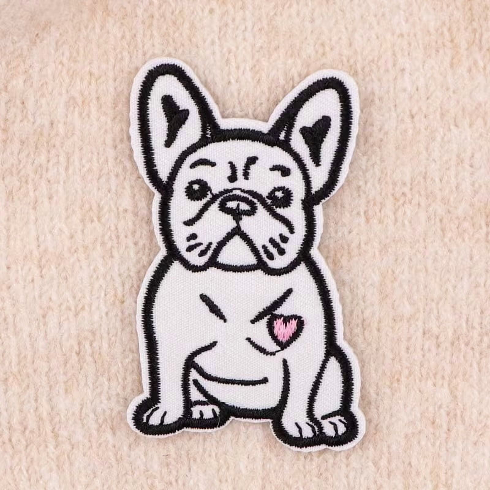 Pack of 3 embroidered iron-on patches for sewing, suitable for jackets and backpacks
