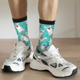 thumbnail image 6 of KLL Cartoon Llamas Print Cool Socks Men's Women's Crew Socks Funny Crazy Novelty Stockings, 6 of 6