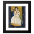 thumbnail image 2 of Richard Gerstl 15x18 Black Modern Framed Museum Art Print Titled - Mathilde Schonberg (1907), 2 of 5