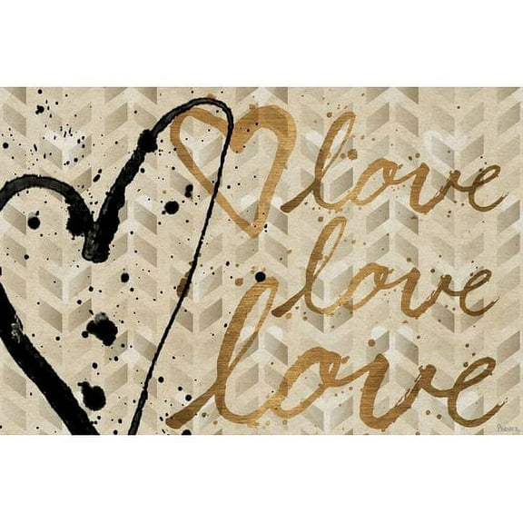 Marmont Hill "Love Trio" Painting Print on Canvas