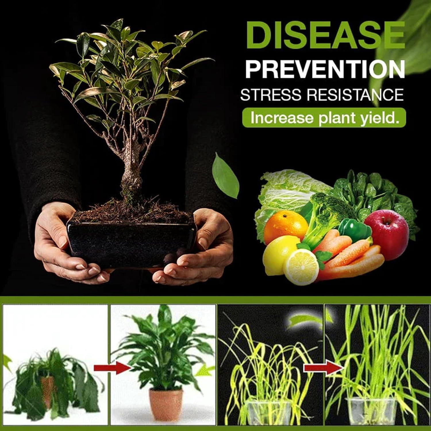 Soil Improvement Loosening Agent, Soil Activator for Indoor Plants, Plant Growth Enhance Supplement,Garden Beds for Cultivation, Potting Mix and Seedling Compost