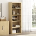 thumbnail image 2 of Rivington Modern 28" Open Bookcase in Natural Oak (5-Shelf), 2 of 11