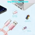 thumbnail image 3 of 3Pack Usb Cables,Type C Charger Fast Charging Cable 10ft 10 Feet,AlmosTen USB A to USB C Cable Android Phone Chargers Cord Type C Compatible for Samsung Galaxy, 3 of 8
