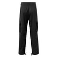 thumbnail image 4 of MKHSQHDG Male Pants Mens Casual Cargo Pants Relaxed Fit Work Jogger Outdoor Trousers with Pockets Xl, 4 of 6