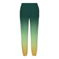 thumbnail image 5 of BLVB Womens Gradient Cinch Bottom Sweatpants Pockets High Waist Sporty Gym Athletic Fit Jogger Pants Lounge Trousers, 5 of 5