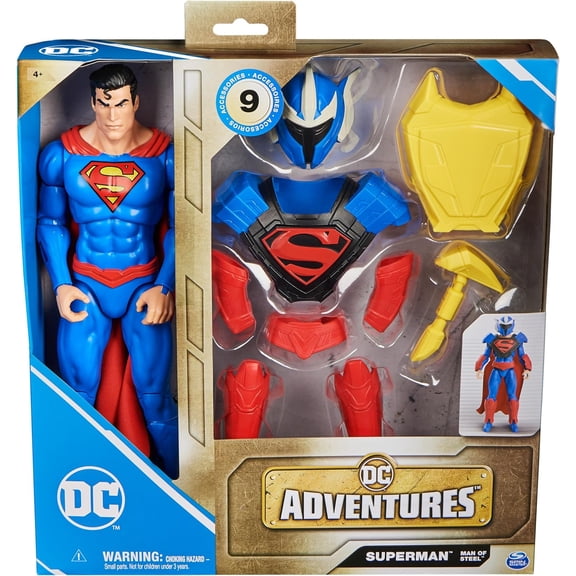 Spinmaster Superman DC Comics Man of Steel 12-inch Action Figure Collectible