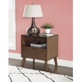 thumbnail image 2 of Mid-Century One-Drawer Nightstand, 2 of 9