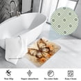 thumbnail image 3 of Butterfly Non-Slip Polyester Bath Rug, Machine Washable Area Rugs for Bathroom and Chair Rug, 3 of 6