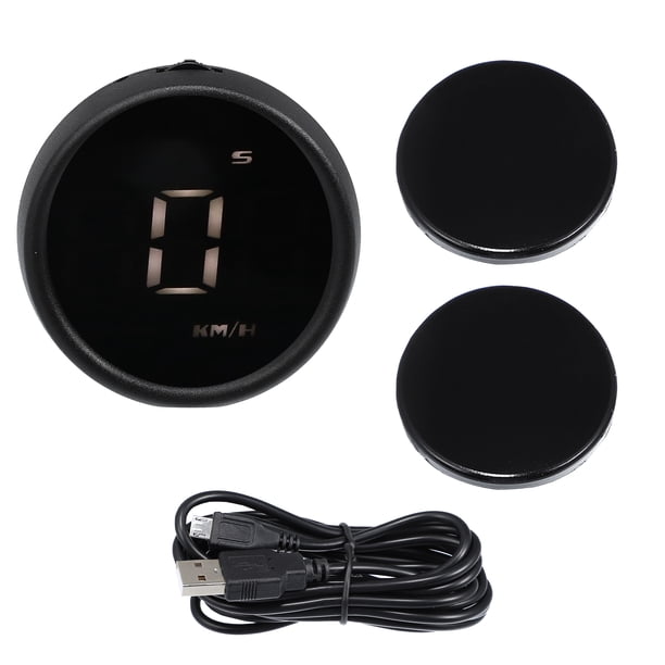 Pantalla blanca 2.4 pulgadas Unique Bargains HUD Digital GPS Velocímetro