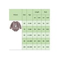 thumbnail image 2 of Infant Baby Girls Halloween Clothes Ghost Letter Long Sleeve Sweatshirt Romper Bodysuit Fall Holiday Clothes 0-24M, 2 of 8