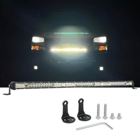 Nilight Slim Led Light Bar 31inch 78Led Single Row Spot Flood Combo Fog Light Driving Light Work Light Roof Bumper Lamp Offroad Light for 4x4 Trucks SUV ATV UTV