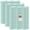 Mint Green, variant on Ample Decor Mint Green Wash Cloth Set of 5 100% Cotton - Quick Dry, Highly Absorbent, Popcorn Textured - Mulaayam Collection - 12 X 12 Inch