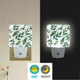 thumbnail image 6 of Leaf Green Leaves Night Light LED Dusk to Dawn Auto Sensor Night Lamp Plug-in Nightlight for Bedroom Hallway Kitchen 2 PCs, 6 of 7