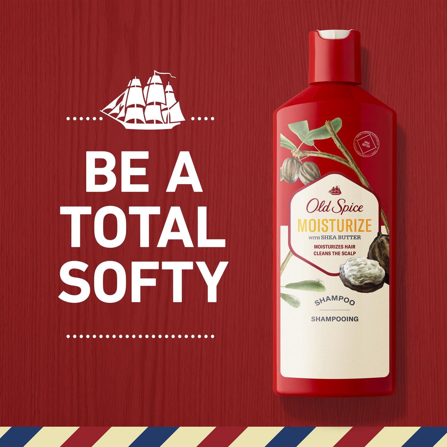 Old Spice Moisturize with Shea Butter, Shampoo for Men