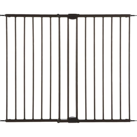 Toddleroo by North States Easy Swing and Lock Baby Gate, 28.68''-47.85" Wide, Matte Bronze