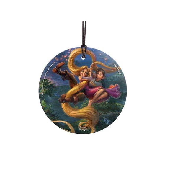 Disney (Tangled Up In Love) StarFire Prints™ Hanging Glass Print SPCIR903
