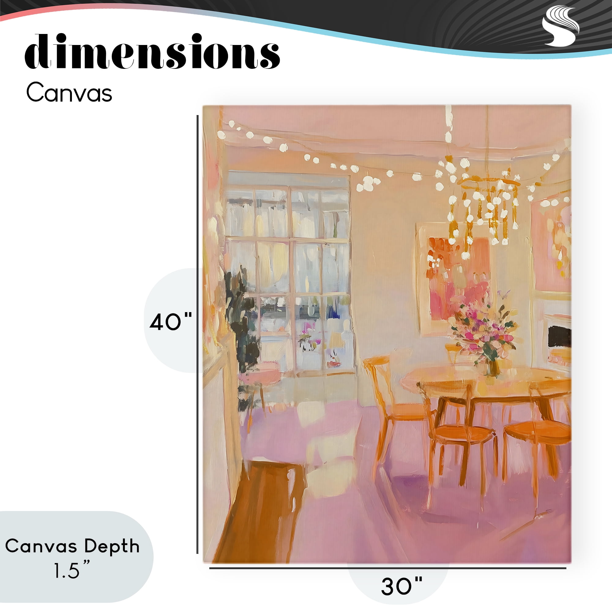 Stupell Industries Warm & Inviting Dining Room Canvas Wall Art, design by The Prints Vibe