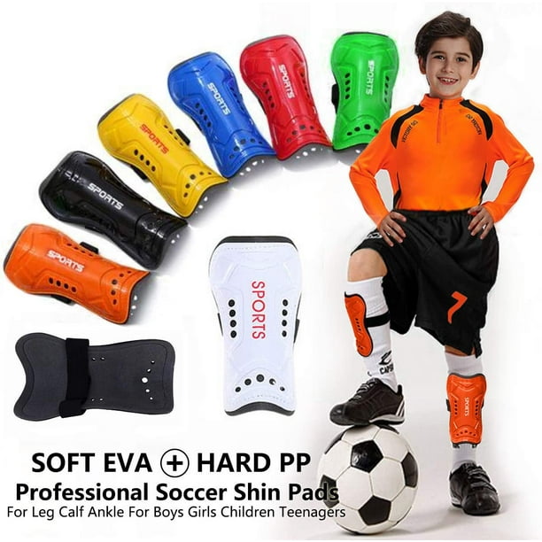 1 paire de protège-tibias de football Pads pour enfants jeunes