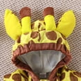 thumbnail image 4 of REDARER Kids Giraffe Animal Cosplay Sleeveless Hooded Romper with Matching Leg Warmers Themed Party Dress Up Outfit,12M, 4 of 8