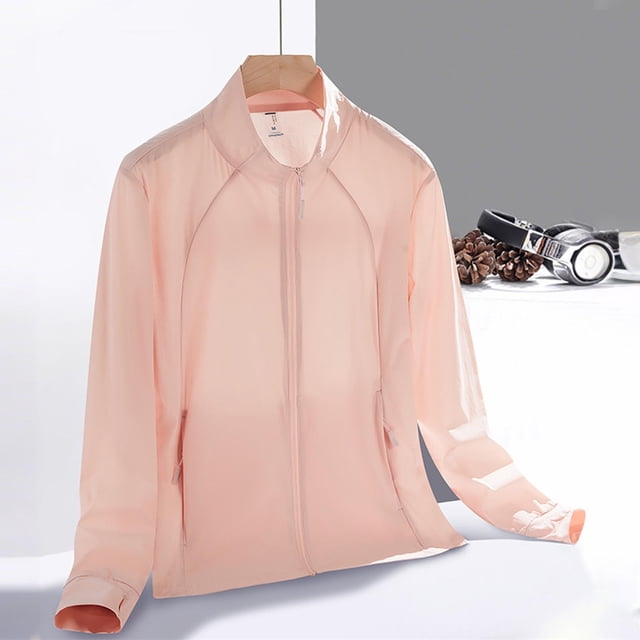 NJDVHB Manteau d'Hiver Décontracté Sans Capuche à Manches Longues pour Femmes, Manteau de Sport Décontracté à Manches Longues avec Fermeture Éclair, Résistant au Soleil et Haute Élasticité