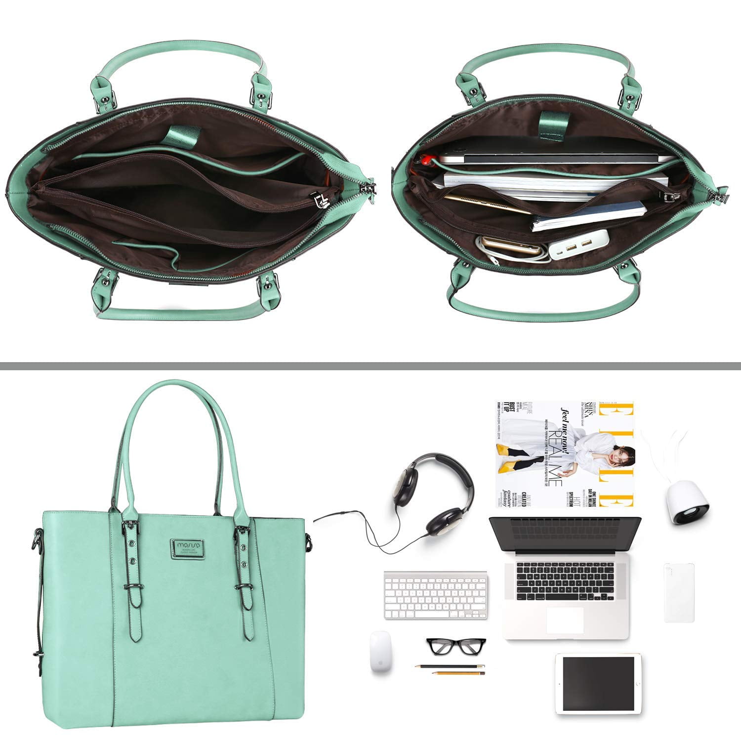 mosiso laptop tote bag