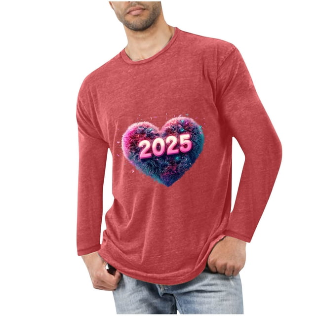 Pyjama de Sport pour Hommes, Entraînement Physique, Maison, Noël, Imprimé, Manches Longues, Col Rond