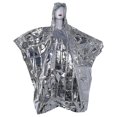 thumbnail image 1 of Poncho de aluminio multifuncional, impermeable, impermeable, manta de rescate para supervivencia al aire libre, 1 of 5