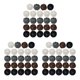 thumbnail image 1 of Toystoory 15/24 bolas de mimbre de 5 cm para boda, fiesta de Navidad, negro, gris, blanco, 24 Type1 NO1, 1 of 1