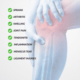 thumbnail image 3 of THERMO™ Circulation Knee Sleeve, Natural Semiconductor Infrared Healing, Classic Style w/Single Support Stays, Small, 3 of 26