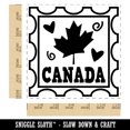 thumbnail image 2 of Canada Passport Travel Self-Inking Rubber Stamp Ink Stamper - Blue Ink - Large 1-1/2 Inch, 2 of 7