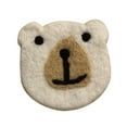 thumbnail image 2 of Posavasos de fieltro de lana de oso ANGGREK Tamaño libre Respetuoso Con La Piel Para cerveza, 2 of 8