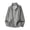 Gray, variant on Annhoo Zip Up Jackets for Men Long Sleeve Stand Collar Lightweight Outerwear with Pockets Casual Running Jackets