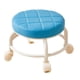 thumbnail image 1 of Taburete giratorio de 360 degree, pequeño, multiusos, ligero, para pedicura, para niños y adultos. Azul, 1 of 7