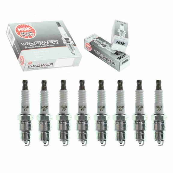 8 pc NGK 6630 V-Power Spark Plugs for 1052895W 15 16 1765179 18 1835800T 1835906T 18C2 18S 19 25 25BP 25C2 25DP2 25S 26 2R45TS 2R46TS 3851859 3851861 44TS 45TS 46TS 5020 5024 5025 5026 5213202S 577