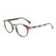 thumbnail image 5 of Gafas redondas ligeras Minnieouse, montura de cristal, negro arcoíris, IS031C9, 5 of 6