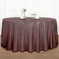 thumbnail image 5 of BalsaCircle 132" Burgundy Sequin Round Tablecloth Wedding Party Events Table, 5 of 7