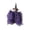 Pumpkin Purple, variant on Halloween Porch Decor, Tattered Cloth Ghost and Pumpkin Pendant, Hanging Ornament for Tree and Window, Vintage Witch Decoration for Holiday Party