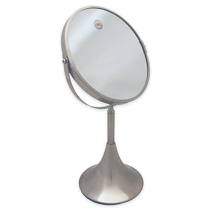 Taymor Modern Vanity Mirror In Chrome, Taymor Floor Standing Adjustable Mirror