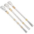 thumbnail image 3 of a polished product description based on your input:\n\n \n\n**3pcs Stainless Steel Stirring Spoons – Ideal for Tea, Coffee, Desserts, Ice Mixing (Bar &, 3 of 3