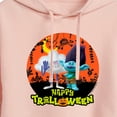 thumbnail image 3 of Trolls - Happy Trolloween Branch and Cloud Guy - Juniors Cropped Pullover Hoodie, 3 of 5