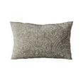 thumbnail image 5 of Plutus Brands Brown Plutus Natural Leaf Jacquard Luxury Throw Pillow 24 in x 24in, Double Sided 24" x 24", 5 of 9