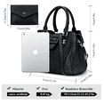 thumbnail image 2 of Bolsas Mujer Vintage Bolsos Para Mujer Moda Pu Impermeable Xtellar Color Negro, 2 of 3