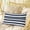 Multi, variant on Navy Blue White Striped Throw Pillow Cover, Pillowcase Protectors with Zipper, Breathable Decorative Lumbar Pillow Case Cover, Grey Farmhouse Stripe Abstract Art Pillow Shams for Couch Sofa 16x24Inch