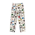 thumbnail image 4 of Xecao Aabstract Eyes Men's Straight Lounge Pajama Pants: The Ultimate in Comfortable Sleepwear, 4 of 9