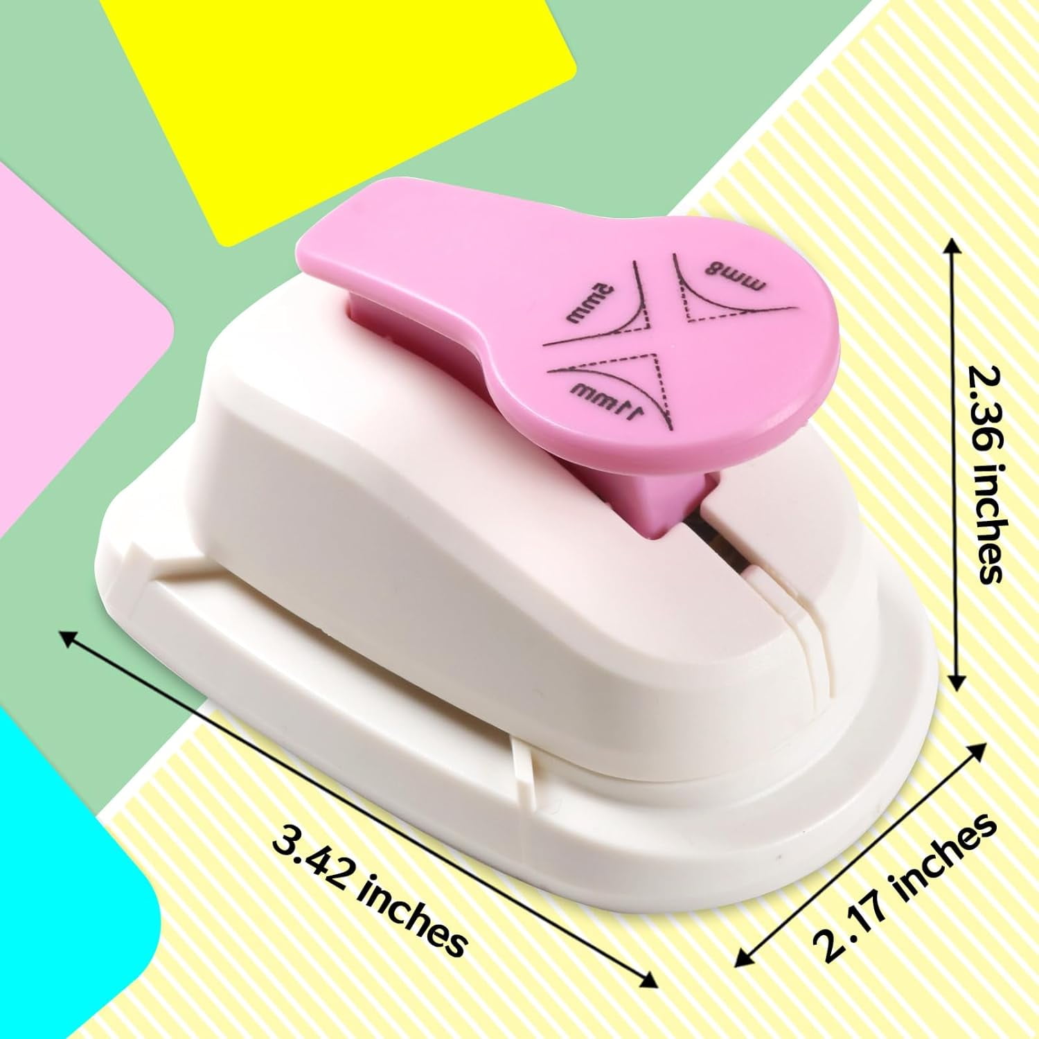 HKKYO Corner Rounder Punch for Office Paper Craft Tools