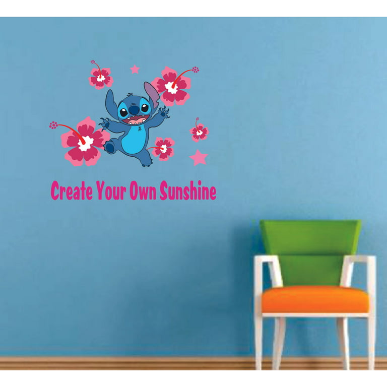 RoomMates Lilo & Stitch Giant Wall Peel & Stick Decals with Alphabet
